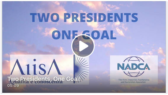I Presidenti di AiisA e NADCA insieme in un video