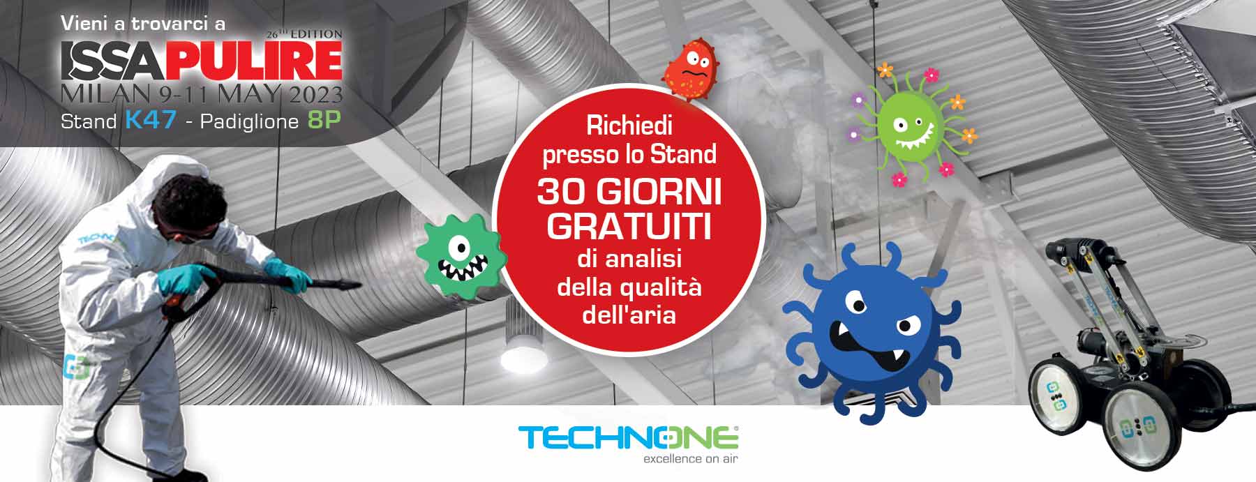 Techno One partecipa a ISSA PULIRE 2023 Milano 9-11 Maggio