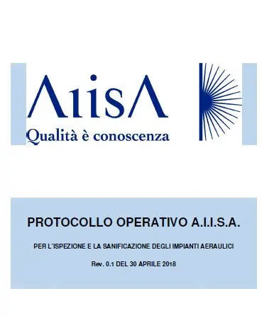 Protocollo operativo AIISA per l'ispezione e la sanificazione degli impianti Aeraulici - Rev. 0.1 del 30 Aprile 2018